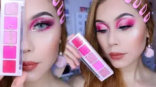 MAQUILLAJE  FULL ROSA CON LA PALETA TOO HAUTE #colourpop 2021