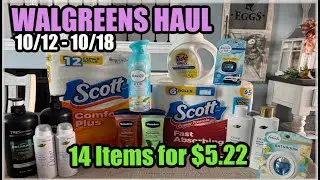 WALGREENS HAUL (10/12 - 10/18) ** 14 товаров за $5.22!