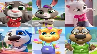 Ginger Finally Unlocked - My Talking Tom Friends 2 New Christmas Update   All Characters Unlocked