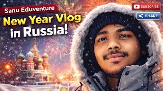 New Year’s Eve in Russia: A Night to Remember! 🌟 #mbbs #russia #mbbsabroad #newyear 