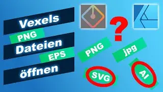 Vexels Dateien öffnen in Affinity Designer Tutorial