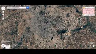 Bengaluru, India - Urban Sprawl Time Lapse
