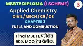 Applied science diploma 2nd sem msbte | chemistry ( 22202) | Chapter 3 | Diiploma Mcq with answers 3