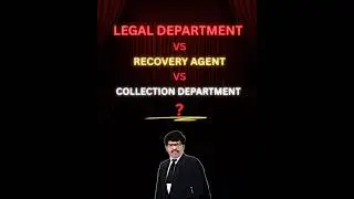 LEGAL DEPARTMENT Vs RECOVERY AGENT Vs COLLECTION DEPARTMENT கிரெடிட் கார்டு பர்சனல் Loanபெற்றவருக்கு