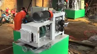 Semiautomatic Crimping and Cutting Machine for Crimped Wire Mesh