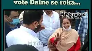 BJP Candidate Ghansi Bazar Ranu Soni Burqa ayna waloo voter's vote Dalnai se ruka...