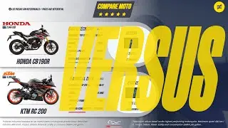HONDA CB190R VS KTM RC 200 | Specs | Technical Data | Ficha T&eacute;cnica | COMPARE MOTO