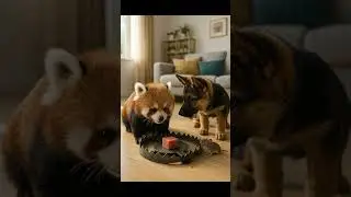 Will It Press the Trap? Watch Carefully&hellip; #slowmotionpaw #trapmoment #animalcuriosity #redpanda