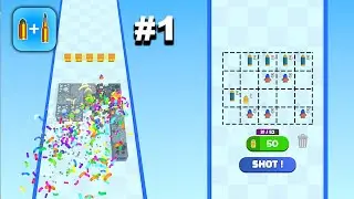 Merge Bullet - New Release - Hyper Hybrid Casual - Gameplay Walkthrough (iOS & Android)