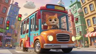 Las ruedas del autob&uacute;s 🚌 | Canci&oacute;n divertida de transporte para ni&ntilde;os