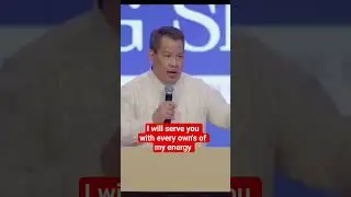 I will serve you with every own's of my energy #pmcc4thwatch #apostolicteaching