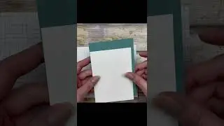 Make a Card Base with Patterned Paper #cardmaking #simplecards #masculinecards #stampinup #shorts