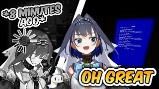 The stream crashes, but Kronii can still joke about it