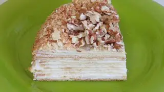 NAPOLEON LENTEN cake! NO EGGS, NO MILK, and NO BUTTER! Торт НАПОЛЕОН ПОСТНЫЙ!