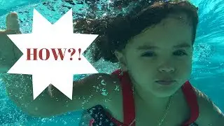 How to teach toddler to swim (at home)
