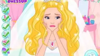 Cartoon game  BARBIE WEDDING ACCIDENT   Funny DISNEY PRINCESS  Full Episodes in English 2015