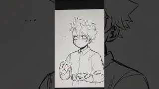 Hes trying ok? 😭 #mha #bnha #izuku #deku #uraraka #izuocha #izukumidoryia #art #anime #bnhafanart