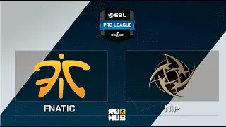 NiP vs Fnatic de_cache (bo1) [ESL pro League] 04.10.2016