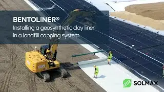 Installing a BENTOLINER GCL in a landfill capping system