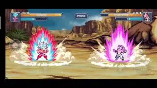 Goku Ssj blue kio-ken vs Kid buu||Legend Warriors:The Battles of Gods||part 2 #dbsuper #goku #kidbuu