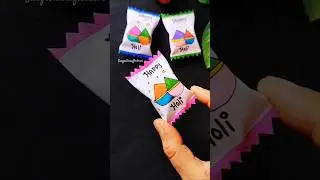 Happy Holi/Chocolate Gift &hearts;️ #shorts #diy #gift #chocolate #chocolategift