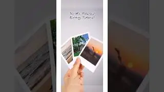 Mini Polaroid Editing tutorial part1 #polaroids #craft #editing #shorts