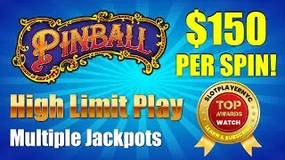 Pinball slot machine jackpot - Live gameplay