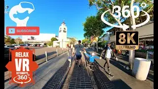 VR 360&deg; 8k Getaways // Grove Mall, Los Angeles, California, Hollywood