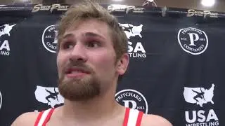 Derek Matthews, 2023 U20 Nationals Greco-Roman champion at 77 kg