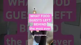 The Most Food An Airbnb Guest Has Left Behind