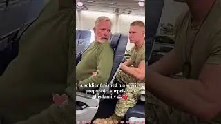 Soldiers coming home and surprise their family ❤️#military #viral #feelings #love