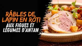 🍽️ R&acirc;bles de #Lapin en R&ocirc;ti aux #Figues et #L&eacute;gumes d'Antan : Une Cr&eacute;ation Maison #Gourmande ! 😊🥕