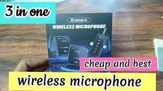 Grenaro wireless microphone review |Cheap and best wireless microphone 🎤 | best microphone review 
