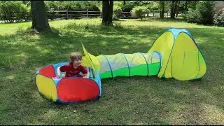 POP UP PLAY TENT 😏 3 IN 1 TUNNEL BALL PIT 👈