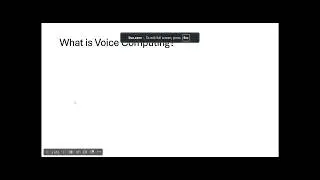 Voice Computing in PowerPoint Web: Start Slide Show from the Current Slide Voice Command