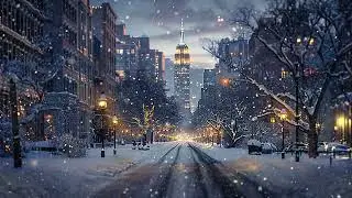 ASMR Piano Sound for Sleep | Quiet Piano Notes with Winter Snow Ambience for Insomnia