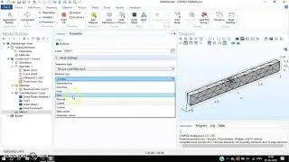 COMSOL  Beam Modelling: Finite element modelling