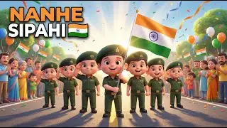 Nanha Munna Rahi 🇮🇳 | Indian Army Kids | 3D Animation #kidsvideo #republicday #3danimation 