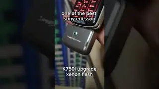 Sony Ericsson K750i upgrade Xenon Flash#oldphone #vintage #retro #sonyericsson #nostalgia #k750