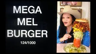 MEGA MEL BURGER at MEL'S COUNTRY CAFE - Tomball, Texas