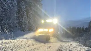 Can Am UTV snow job