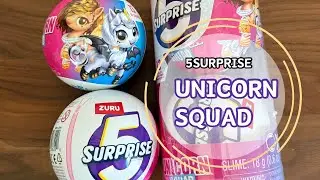 Unicorn squad unboxing😆no talking ASMR
