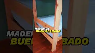 Camarote 1.5 Plazas - Pino con acabado - Marca: Muebles Macrumo