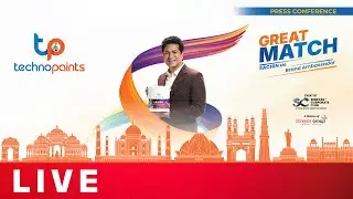 Techno Paints Press Conference Live | GREAT MATCH SACHIN as Brand Ambassador | Shreyas Corp Club