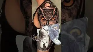 owl tattoo grete work #shortsvideo