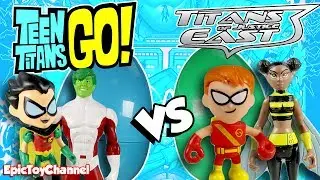 Teen Titans Go Toys & Teen Titans VS Teen Titans East SURPRISE TOYS Robin Cyborg Raven Teen Titans