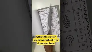 Practice phonics with free worksheets #splendidmoms #youtubeshorts