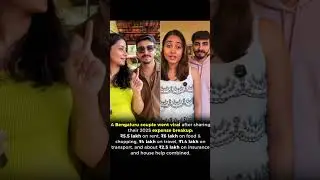 A Bengaluru couple sparked an online debate after openly sharing their 2025 expense breakdown...