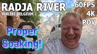 Radja Rapids 4K 60fps on ride POV - Walibi Belgium August 2023  What a soaker 💧💧