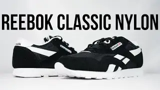 REEBOK CLASSIC CL NYLON (черно-белый): распаковка, обзор и на ногах